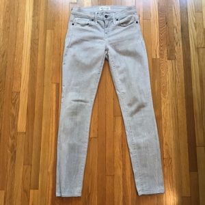 MADEWELL Light Grey Skinny Jeans